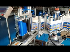 FK909 semi-automatische dubbelzijdige platte fles plakker etikettering machine voor trommel vat kan pot